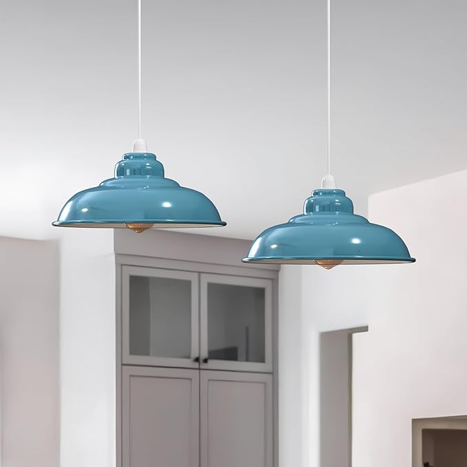 Abat-jour plafond rétro en métal pour éclairage intérieur