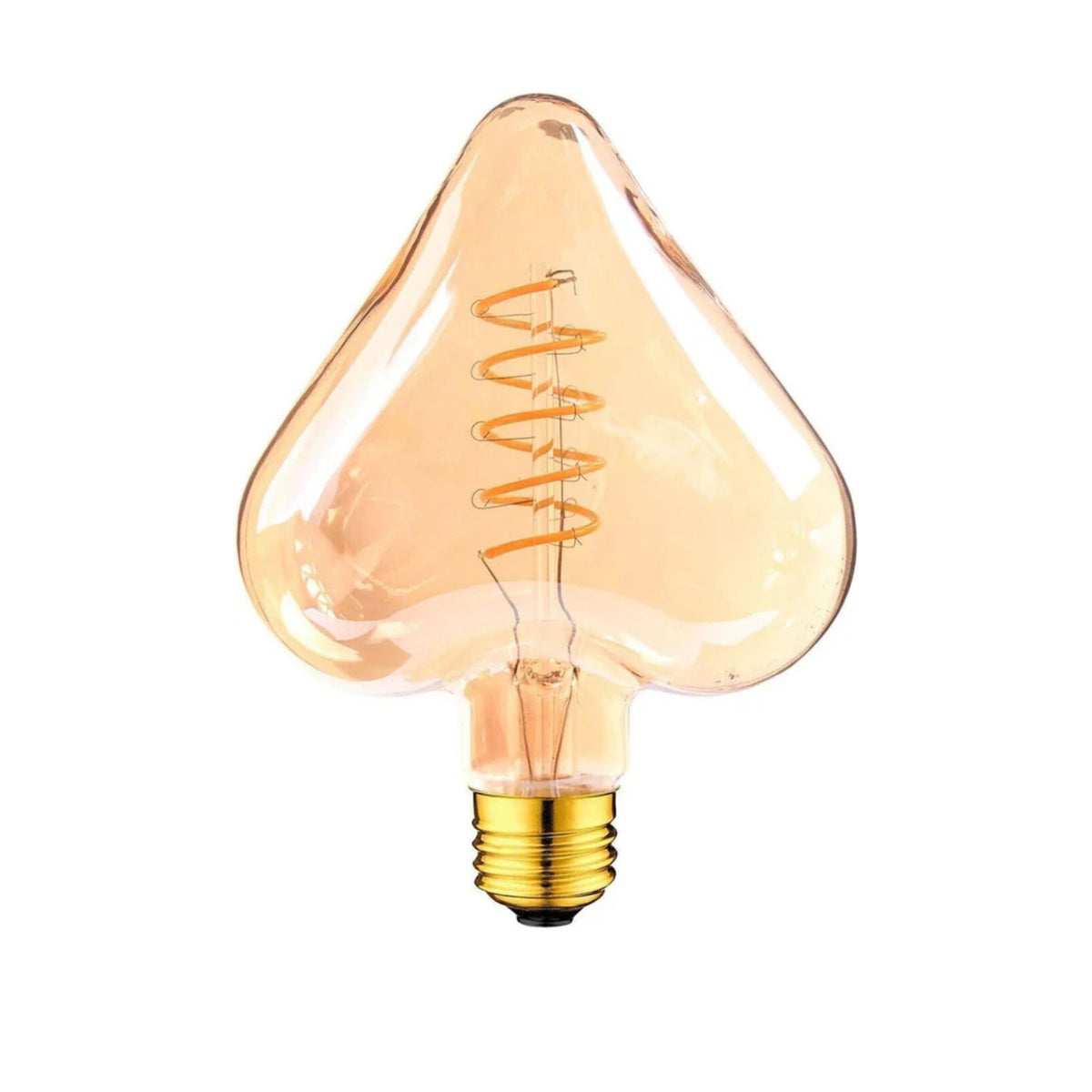Ampoule E27 cœur avec filament spiralé