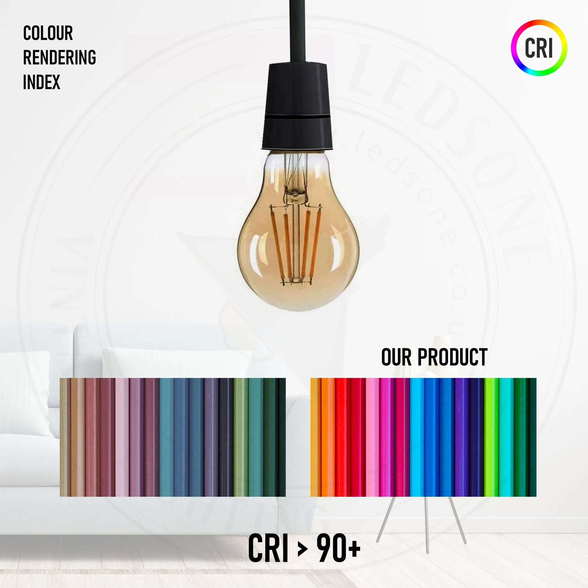 Ampoule E27 filament ancienne LED lumière blanc chaud