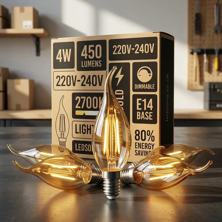 Ampoule LED E14 dimmable filament Edison vintage