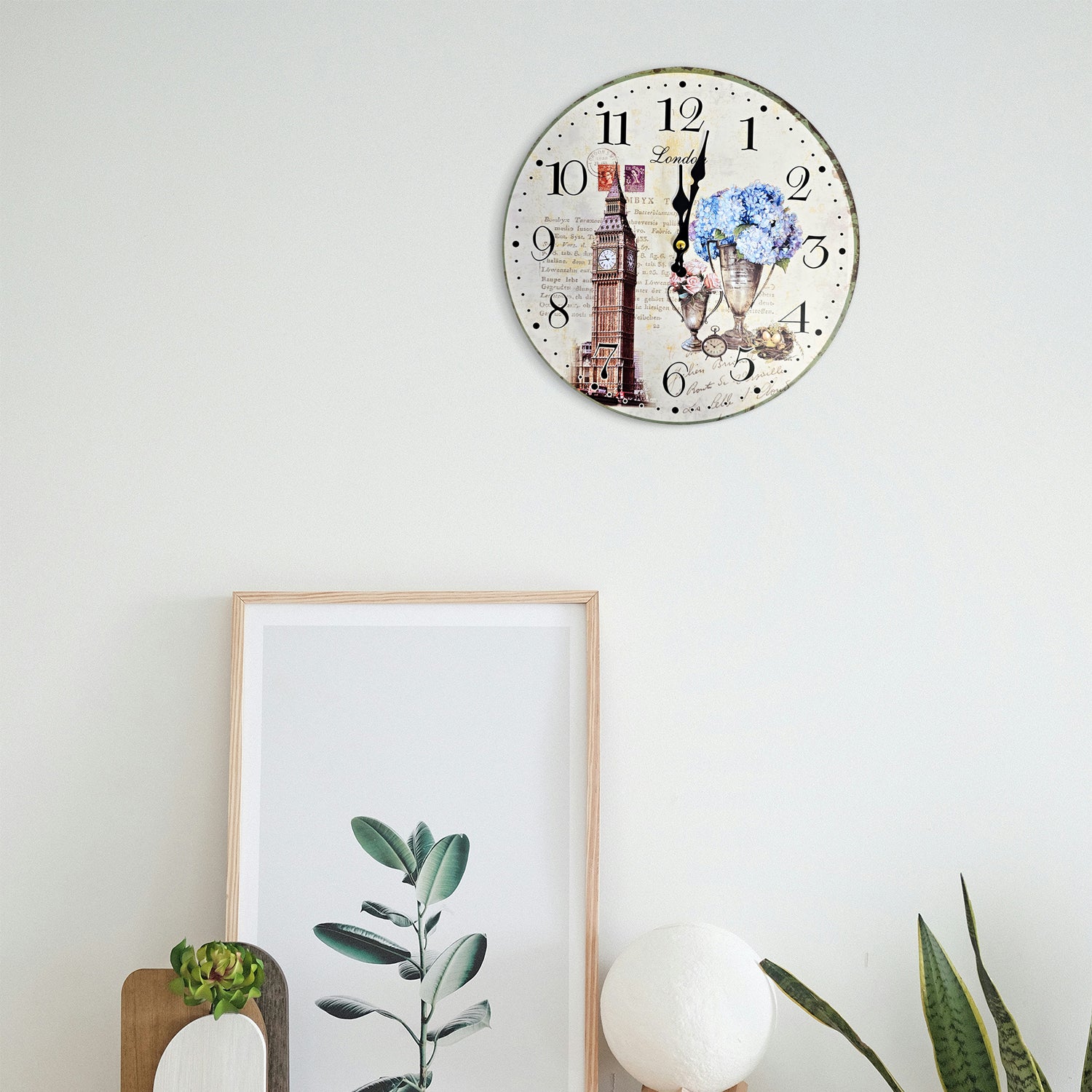 Wooden Wall Clock