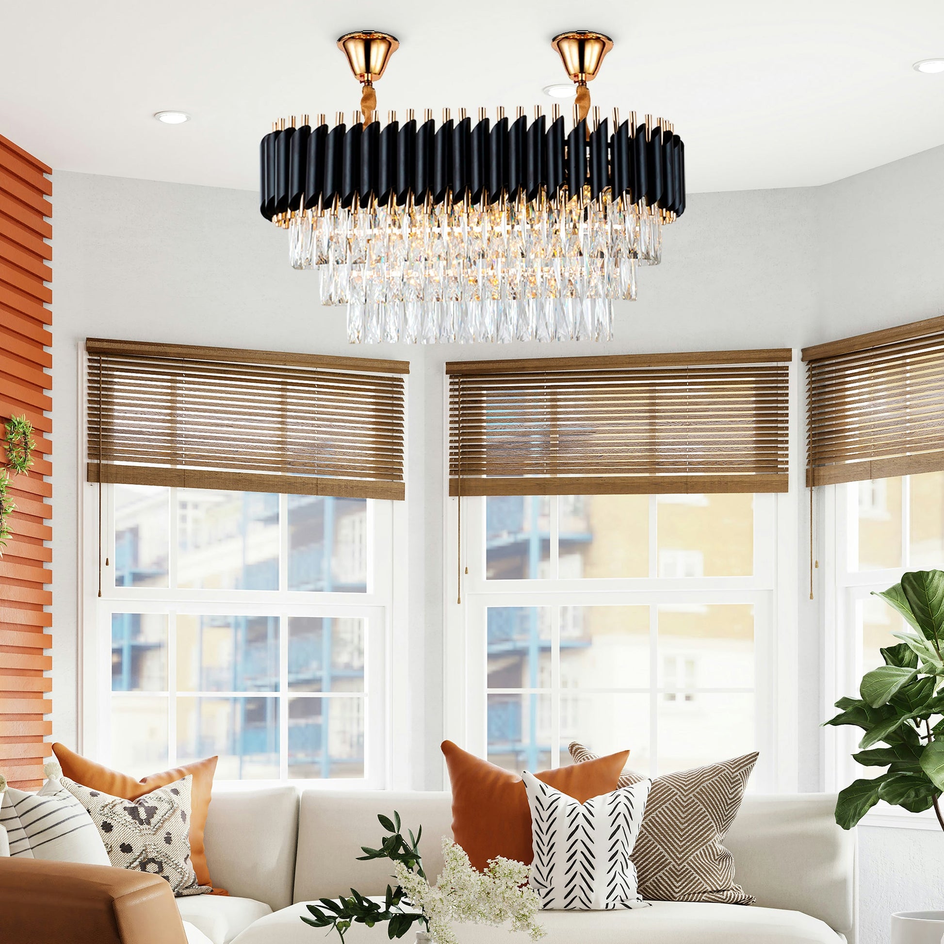 Black And Gold Chandelier