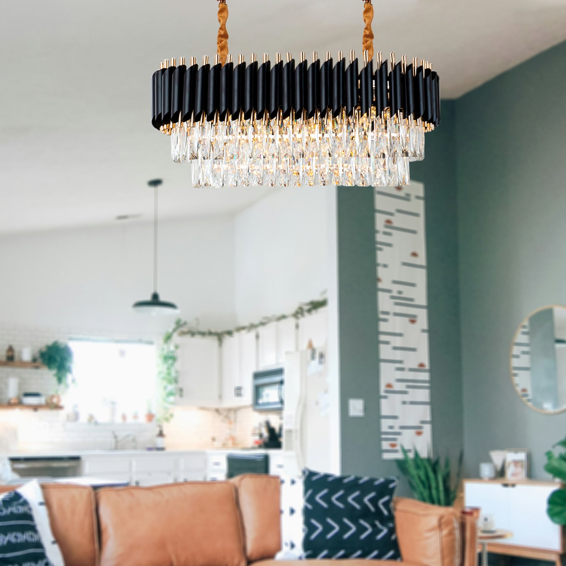 Chandelier With Matching Wall Lights