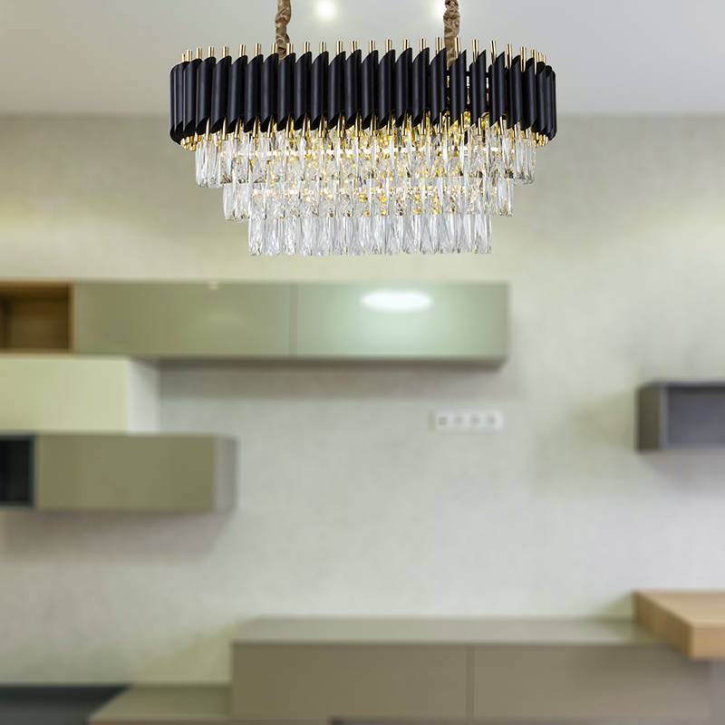 Black & Gold Chandeliers Ceiling Light.JPG