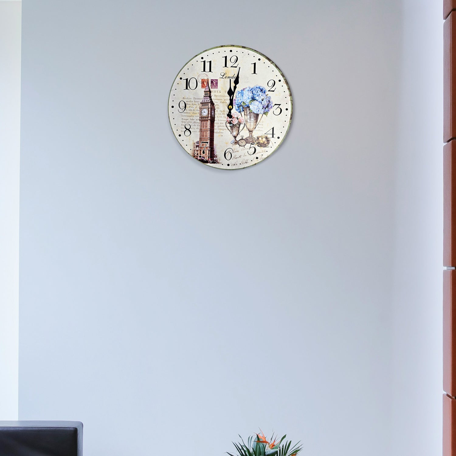 Wooden Wall Clock