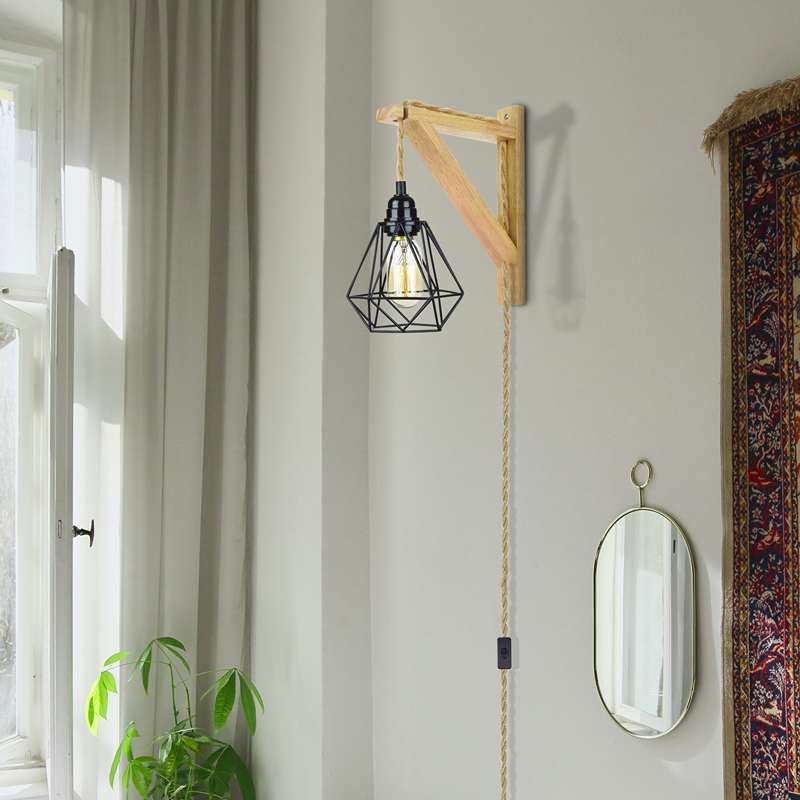 Rope wall deals sconce