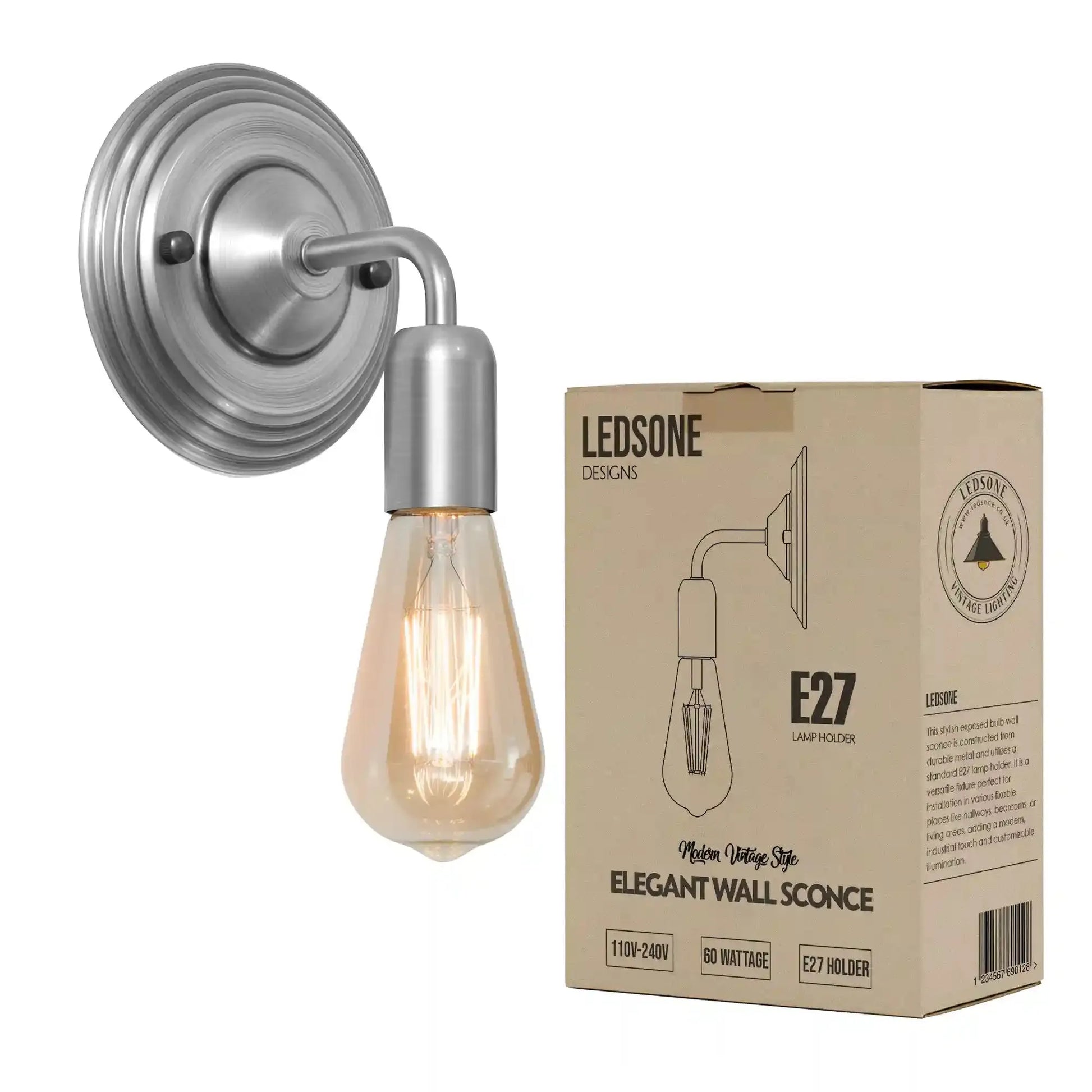 Applique Murale Lampe Murale Vintage Industrielle en Métal