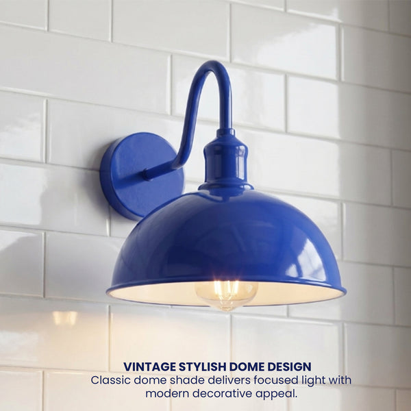 LEDSone Applique murale Vintage de style industriel rétro | Ø 21 cm | E27