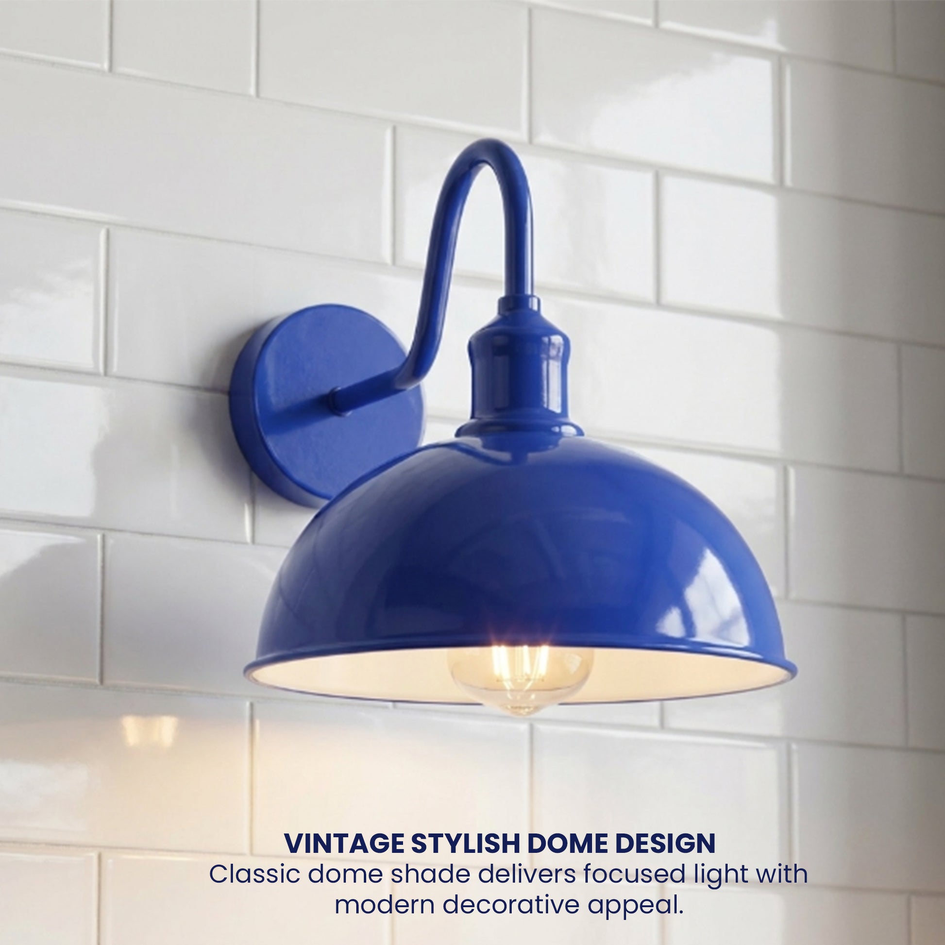 Applique murale vintage industrielle en métal, design rétro E27, LEDsone France