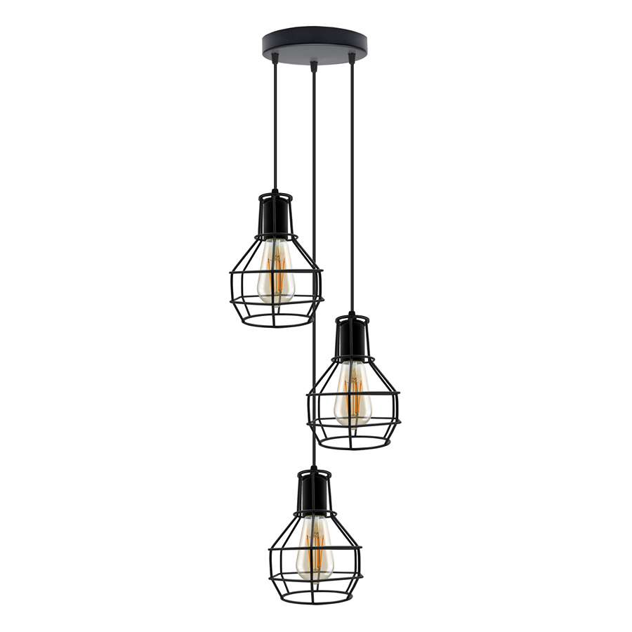 3 light cluster pendant lights