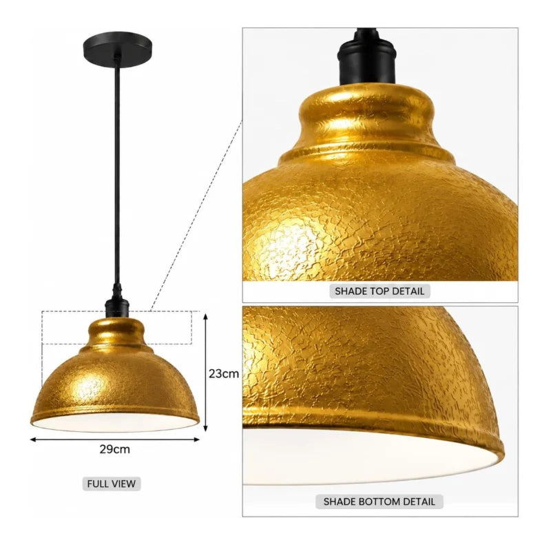 luminaire suspendu industriel vintage