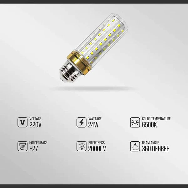 24W E27 Base LED Bulb