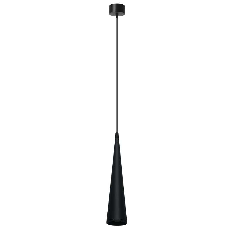 Black hanging conical Light