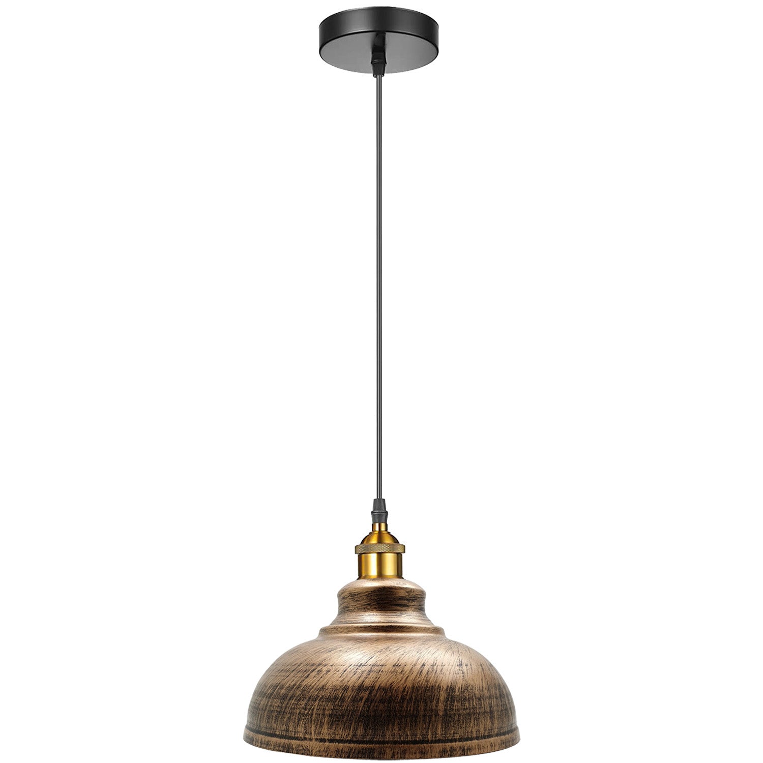 brushed copper ceiling pendant light