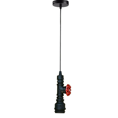 Lustre plafonnier conduite d'eau E27 Loft suspension ~ 2575