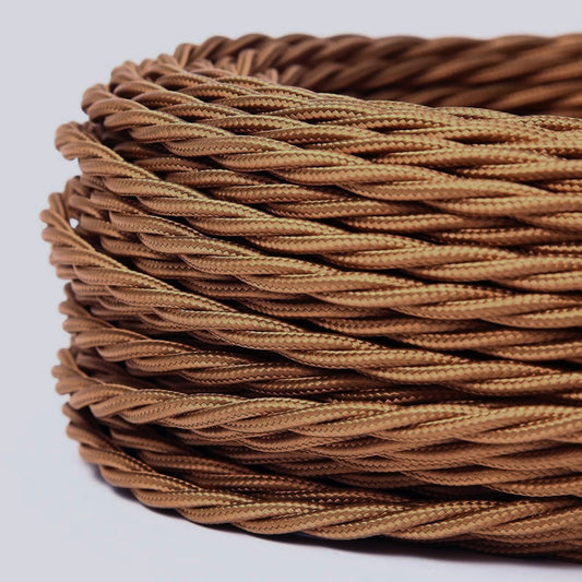 5m Light Brown Braided Flex