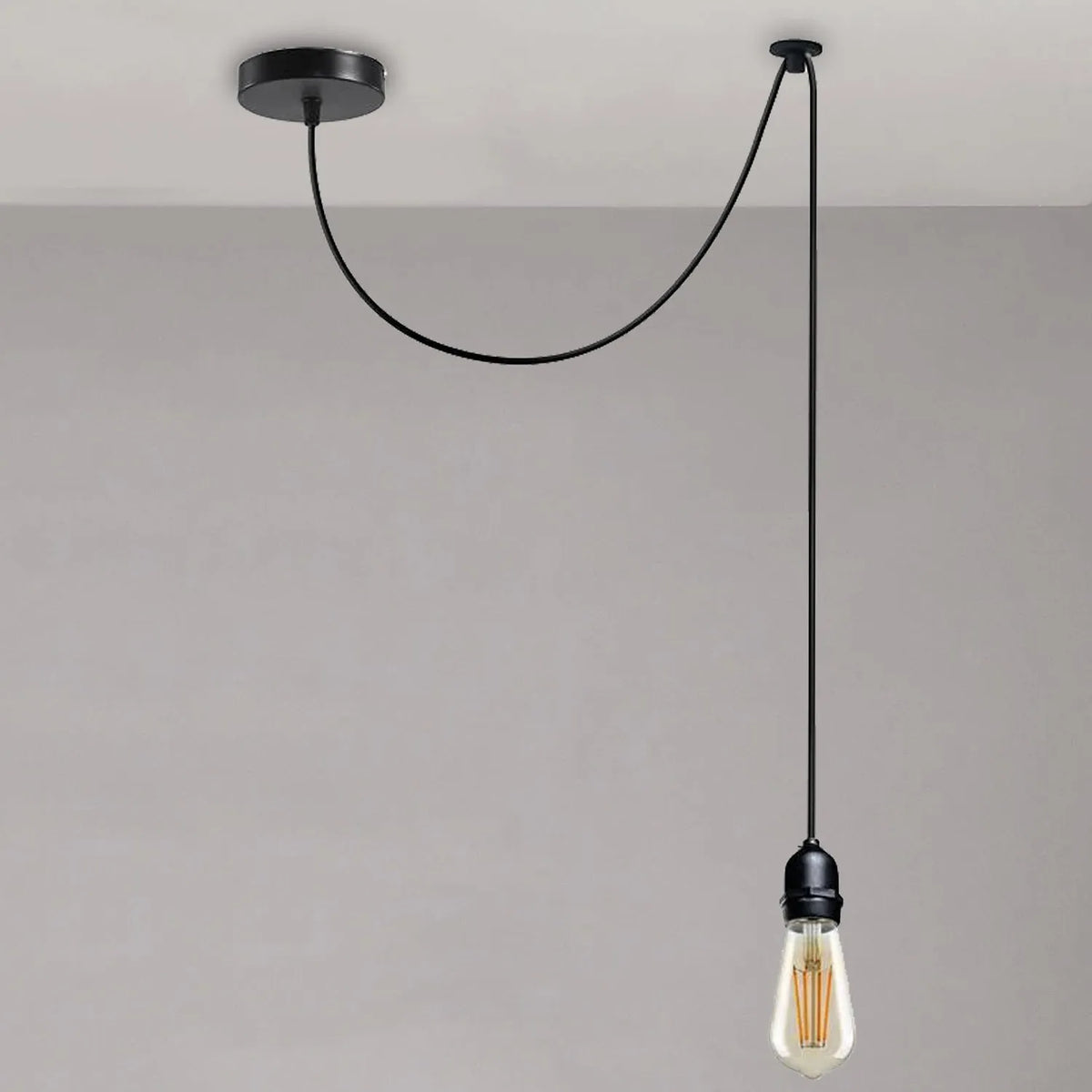 Câble PVC 195 cm pour suspension E27