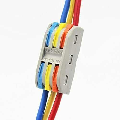 Connecteur électrique à levier 3 fils