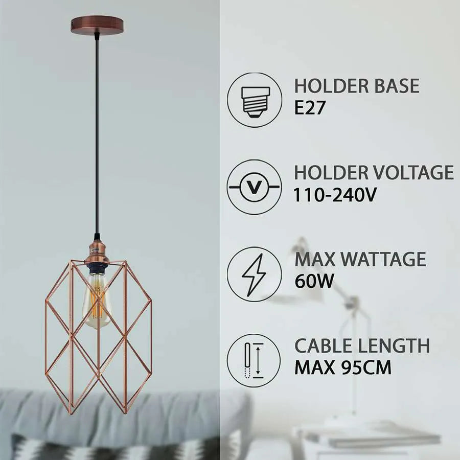 e27 base ceiling pendant light