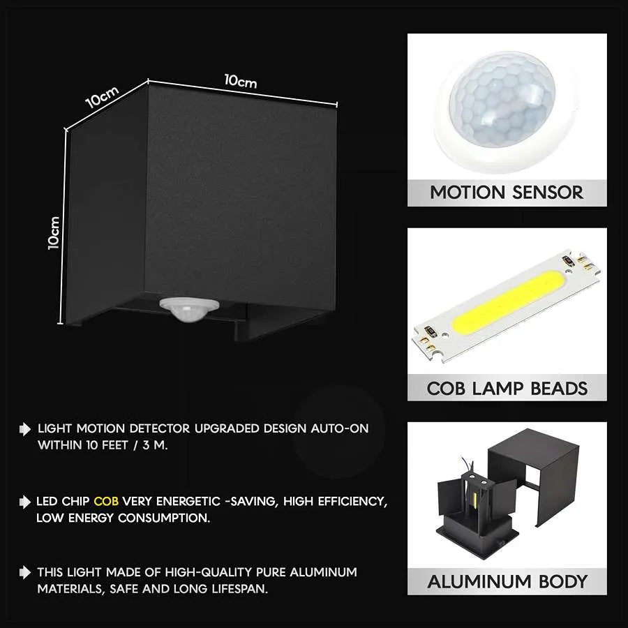 Outdoor PIR Sensor Wall Lights