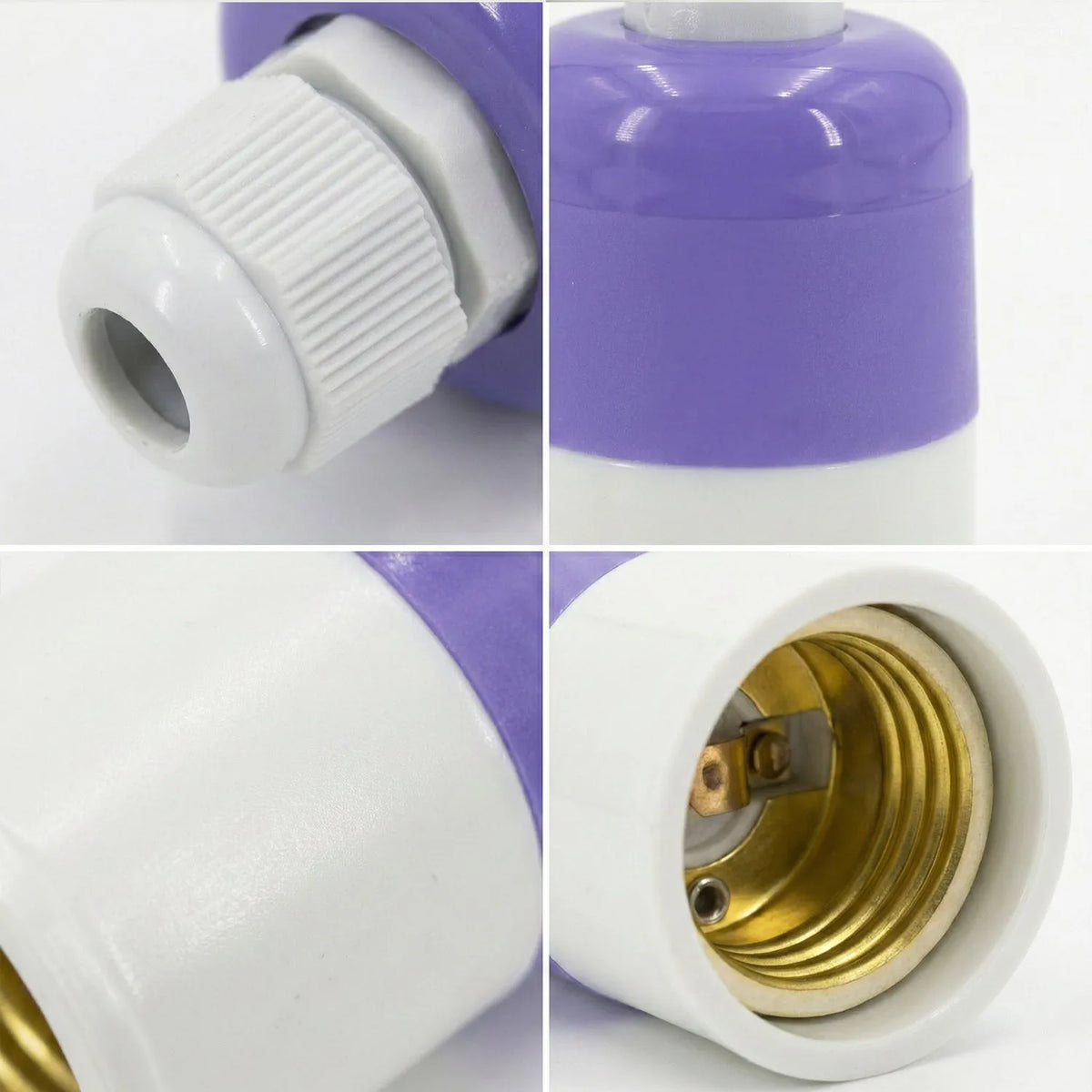 Douille E27 extérieure en plastique IP44