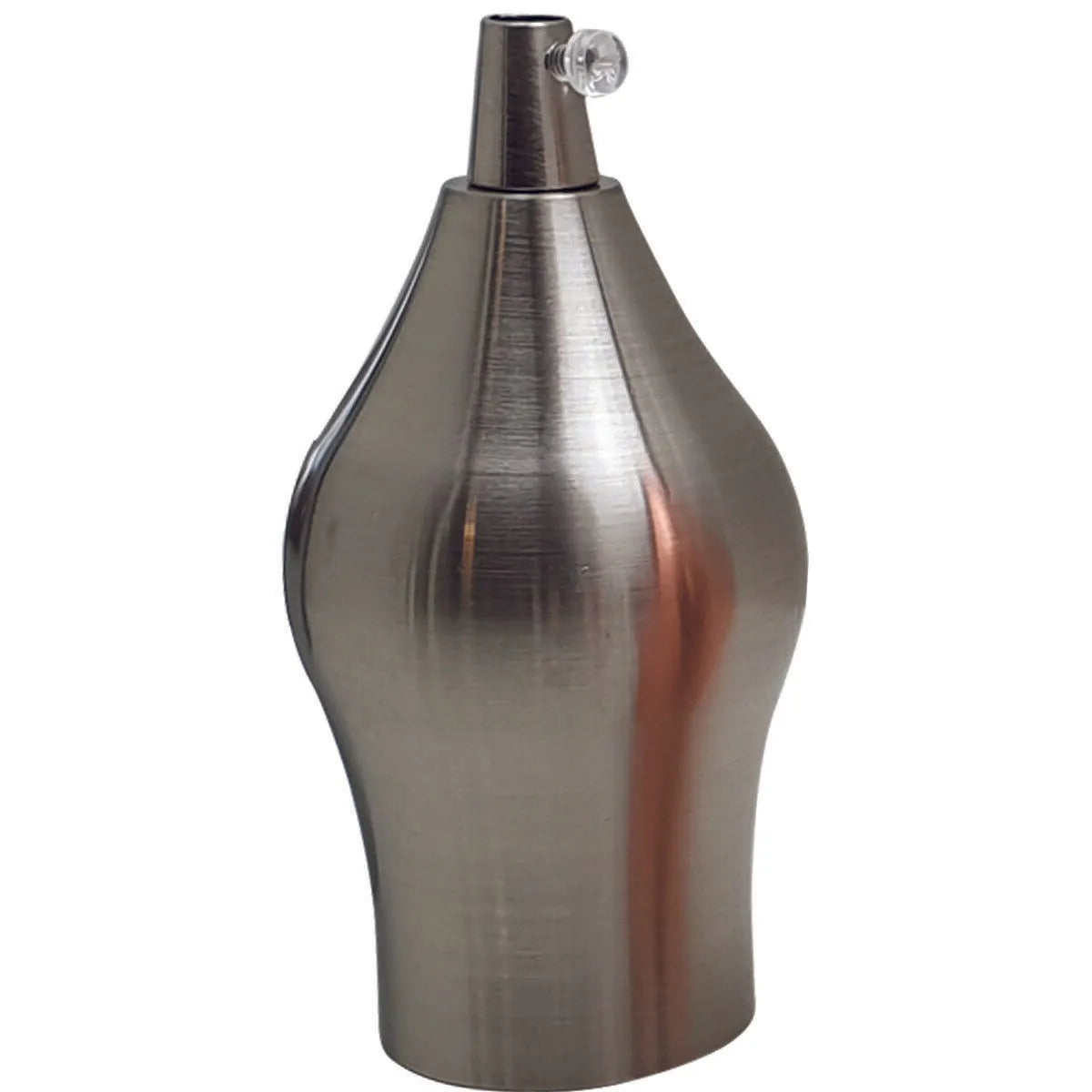 Douille E27 nickel satiné pour éclairage décoratif