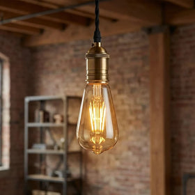 LEDSone Ampoule LED Edison rétro à filament, 4 W, culot E27, dimmable, décorative ~1968