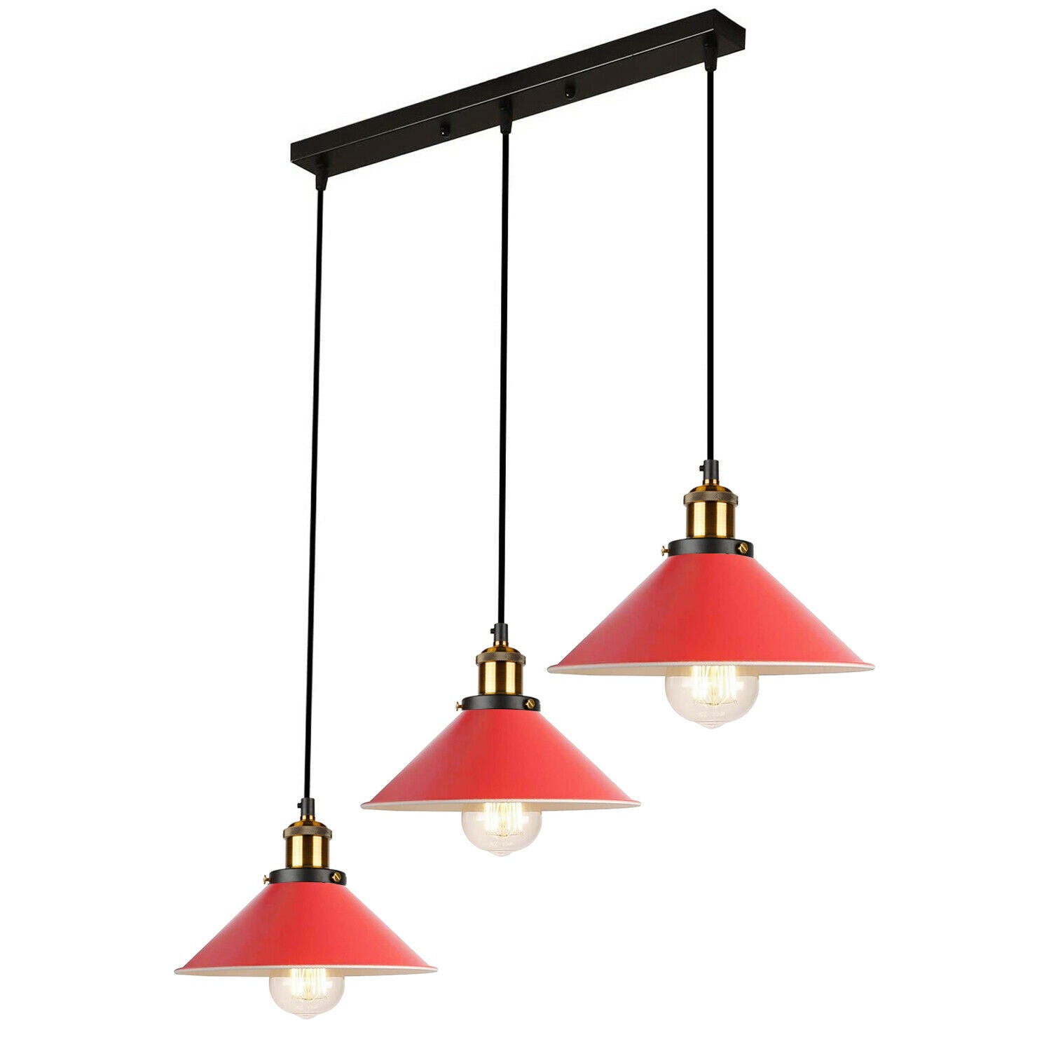 Metal Lampshade Ceiling Fixture Indoor Decor Light Cone