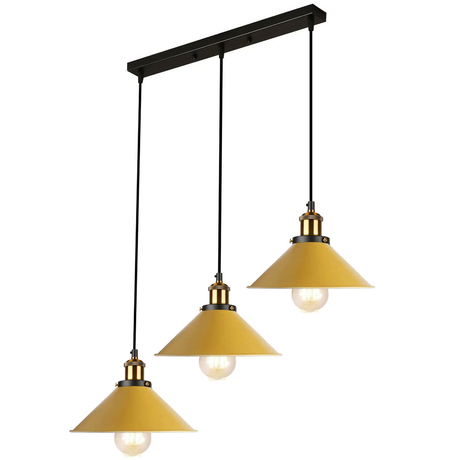 Metal Lampshade Ceiling Fixture Indoor Decor Light Cone