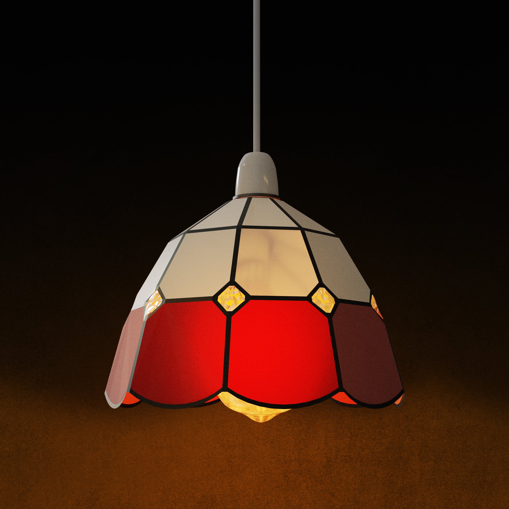 Tiffany hanging lamp on sale shade