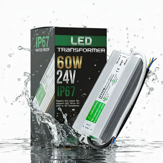 Transformateur d'alimentation à tension constante conducteur LED IP67 DC 24V 60W ~1866