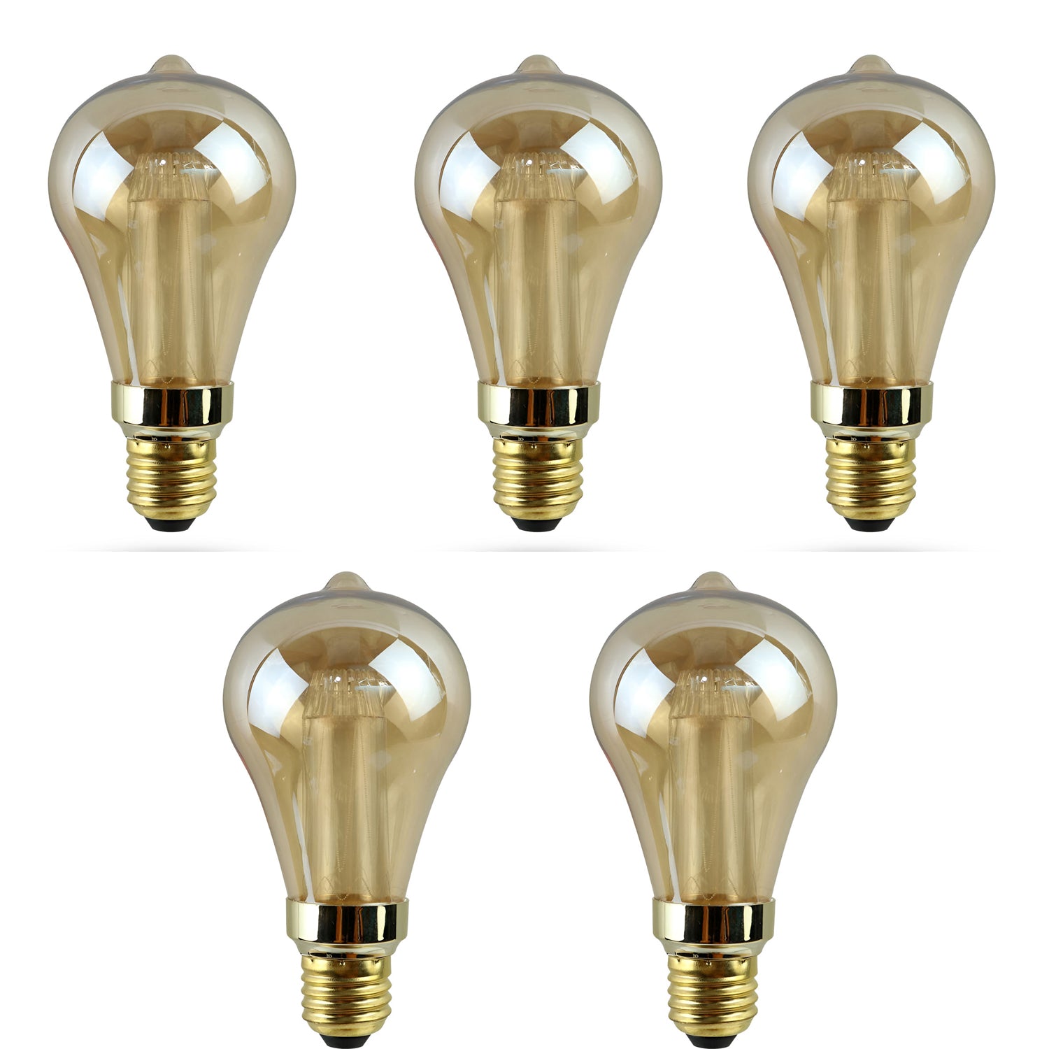 E27 Vintage Edison light bulb 3W Non dimmable filament bulb-5 Pack