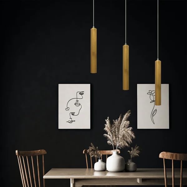 LEDSone Suspension Tubulaire pour Cuisine Moderne – Luminaire Plafond