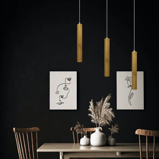 LEDSone Suspension Tubulaire pour Cuisine Moderne – Luminaire Plafond
