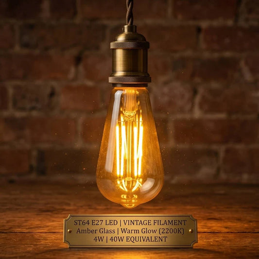 LEDSone Ampoule LED E27 ST64 4W Filament Vintage Edison Dimmable ~1777