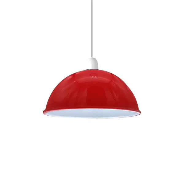 abat jour lampe rouge