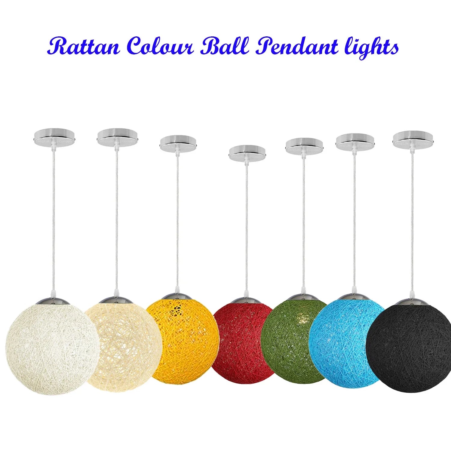 Lampe Suspendue Sphère Fil de Rattan Suspension
Suspension Globe Rotin Jaune Bohème
