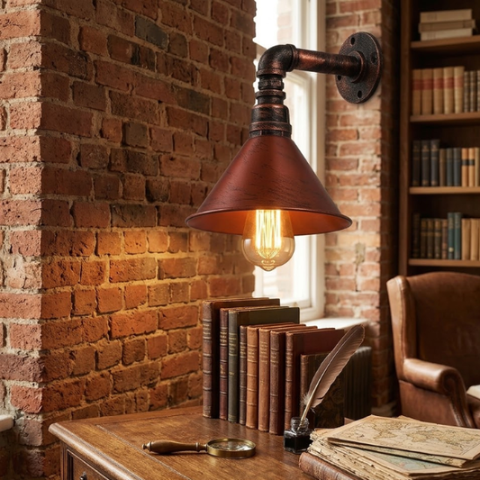 Lampe murale industrielle vintage pour salon

