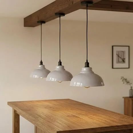 Lampe suspendue vintage industrielle avec douille E27