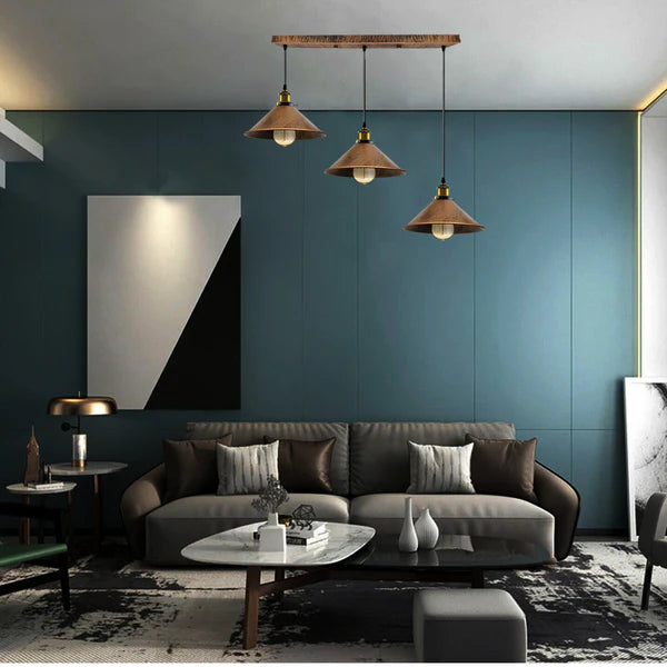 Le Lustre Effet Rouille, Une touche de caractère industriel