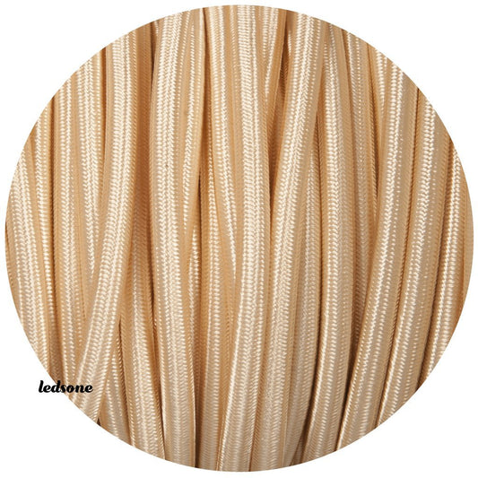 2core-round-vintage-braided-fabric-light-gold-colour-cable-flex-0-75mm