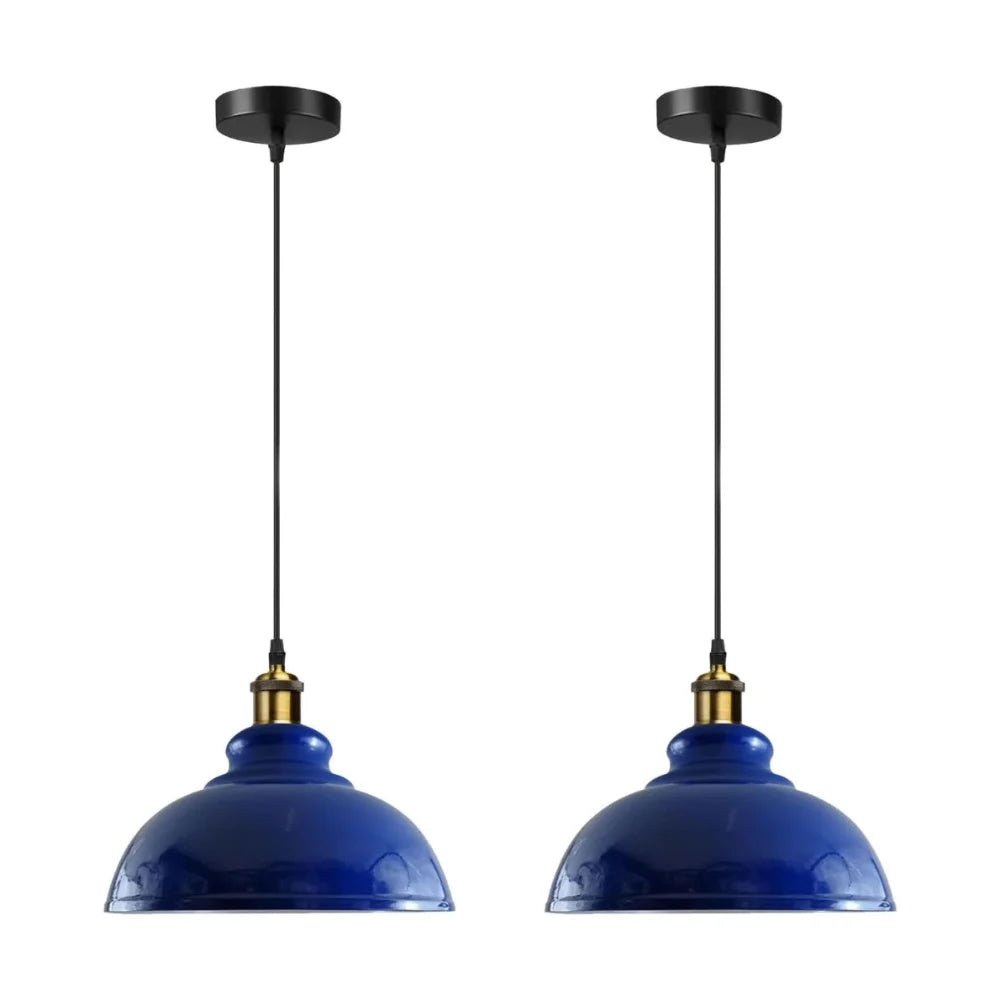Lot de 2 Suspensions Vintage Industrielles | LEDSone