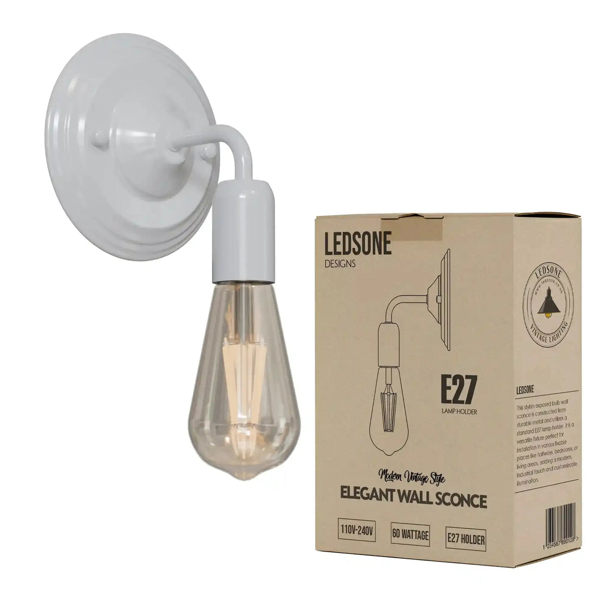 Luminaire mural moderne vintage industriel