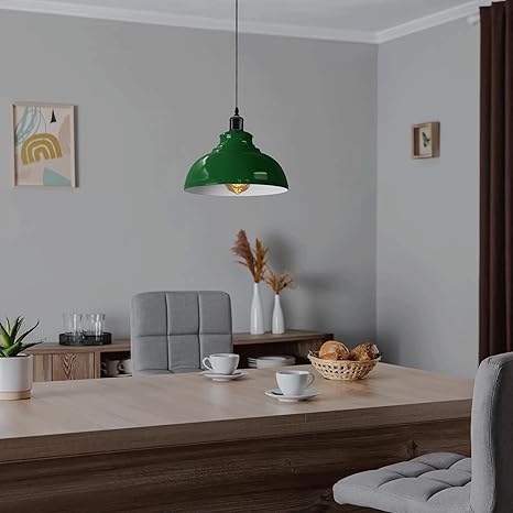 Vert Suspension Industrielle Vintage