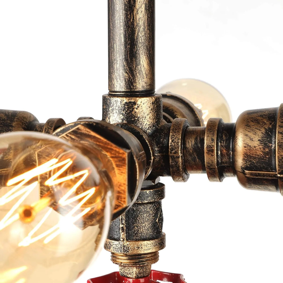 Rétro Plafonnier Luminaire Industrielle Tuyau d'Eau Métal Vintage Lustre Suspension
Plafonnier Vintage 4 Lampes Lustre Industriel
Lustre suspendu en métal à tuyauterie de conception
