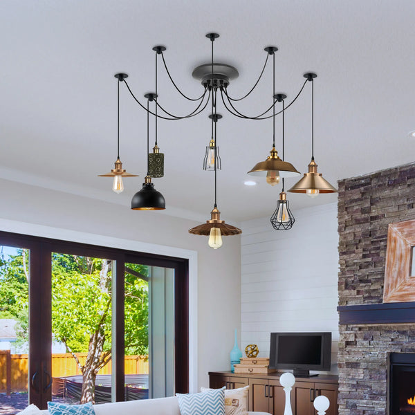 Lampe suspendue araignée