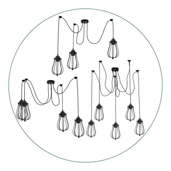 lustre araignée vintage