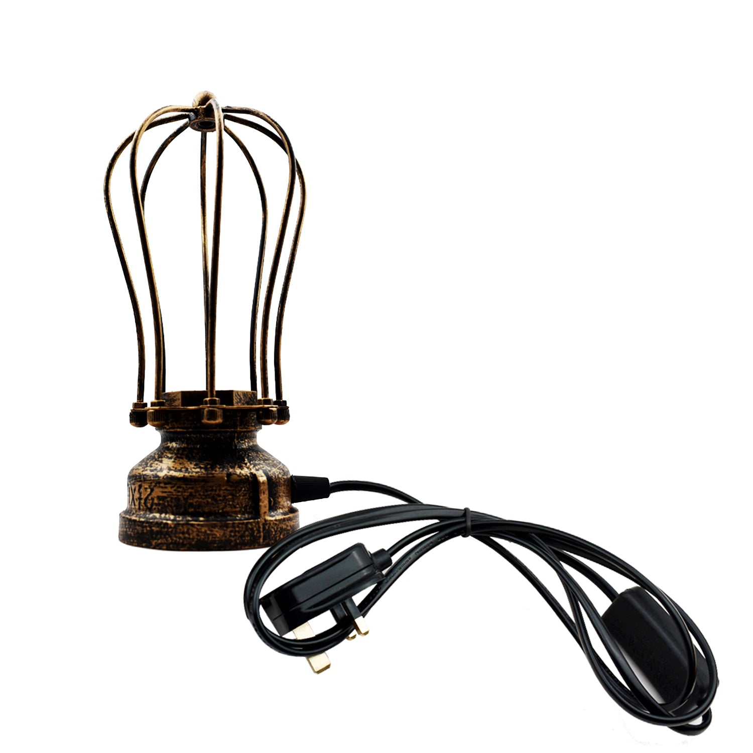 Metal bulb Guard  Wire cage Table Lamp light