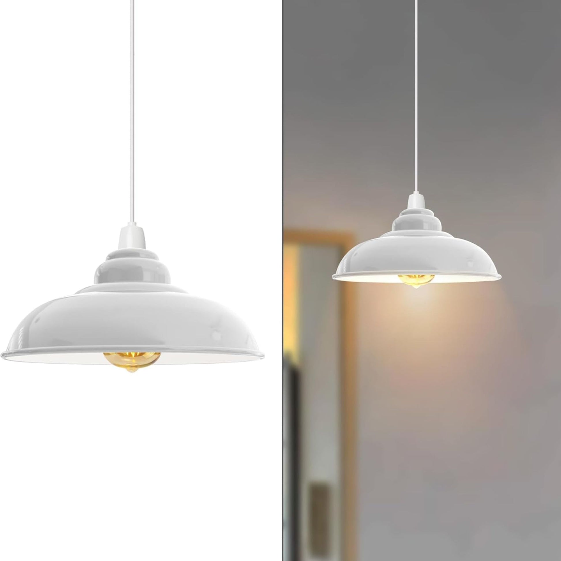 Rétro Lampe de Plafond E27 éclairage pour Cuisine Salle à manger Salon Couloir et Restaurant