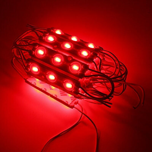 Module LED IP67 12 V Lumière rouge SMD Bande lumineuse d'injection ~ 5242